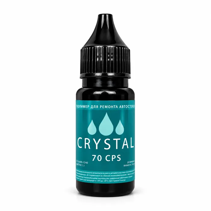 Полимер для стекол CRYSTAL 70 cps, 15мл